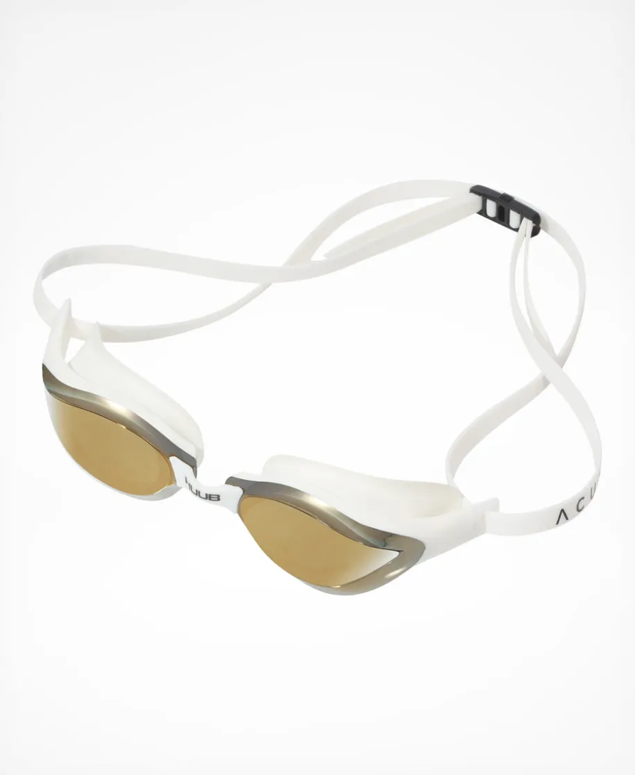 Brownlee Acute Swim Goggle - White/Gold