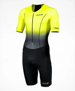Commit Long Course Tri Suit Fluo Yellow - Men's