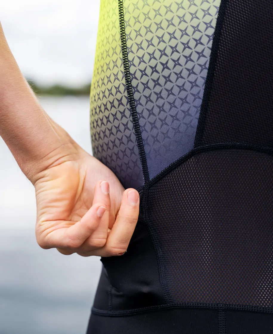 Commit Long Course Tri Suit Fluo Yellow - Men's