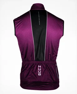 Core 4 Cycling Gilet Burgundy - Men's