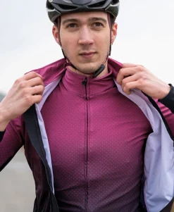 Core 4 Cycling Gilet Burgundy - Men's