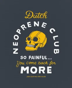 Dutch Neoprene Club T-Shirt Steel Blue