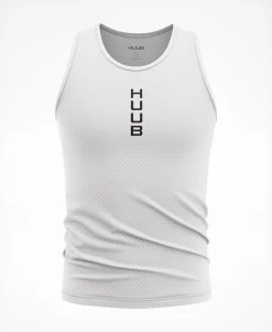 Essential Sleeveless Tech Baselayer - White