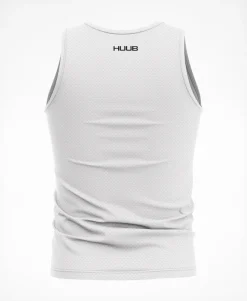Essential Sleeveless Tech Baselayer - White