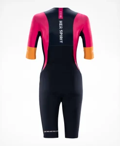 Her Spirit Long Course Tri Suit Patchwork- Women's