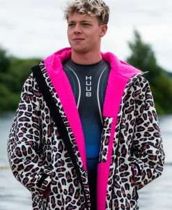 HUUB Changing Robe - Leopard Print / Pink