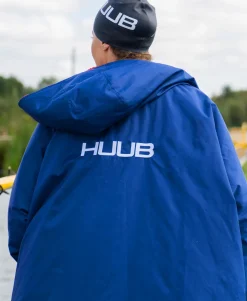 HUUB Changing Robe - Royal Blue and Red