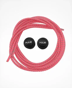 HUUB Elastic Laces with Locks - Coral