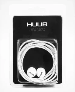 HUUB Elastic Laces with Locks - White