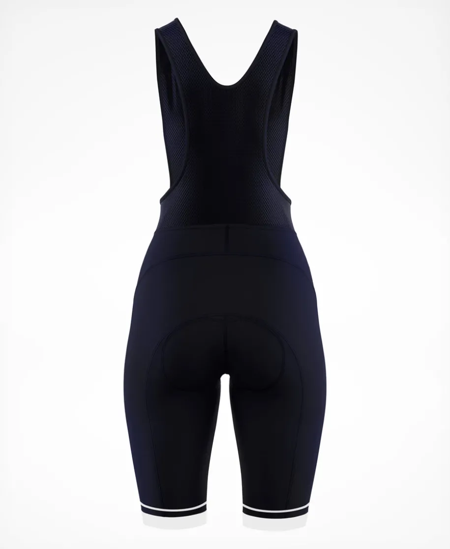 La Fleur Bib Shorts Navy - Women's