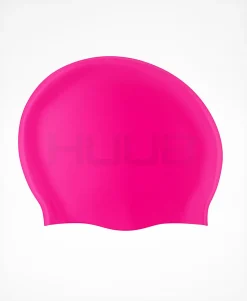 Long Hair Swim Cap - Neon Pink