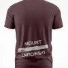 Mount / Dismount' T-Shirt - Red Brown