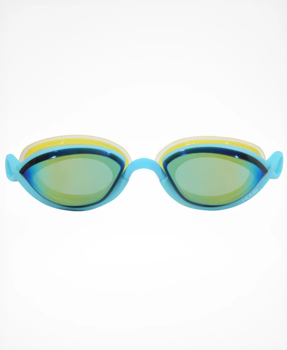 Pinnacle Air Seal Swim Goggle - Aqua/Fluo Yellow