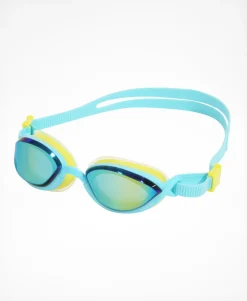 Pinnacle Air Seal Swim Goggle - Aqua/Fluo Yellow