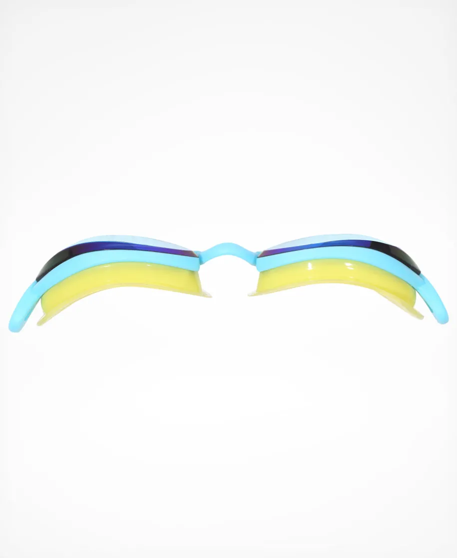Pinnacle Air Seal Swim Goggle - Aqua/Fluo Yellow