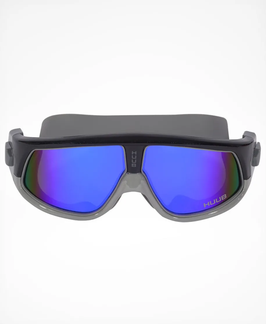 Ryft Open Water Swim Mask Grey / Matt Black - Dark Smoke Mirror