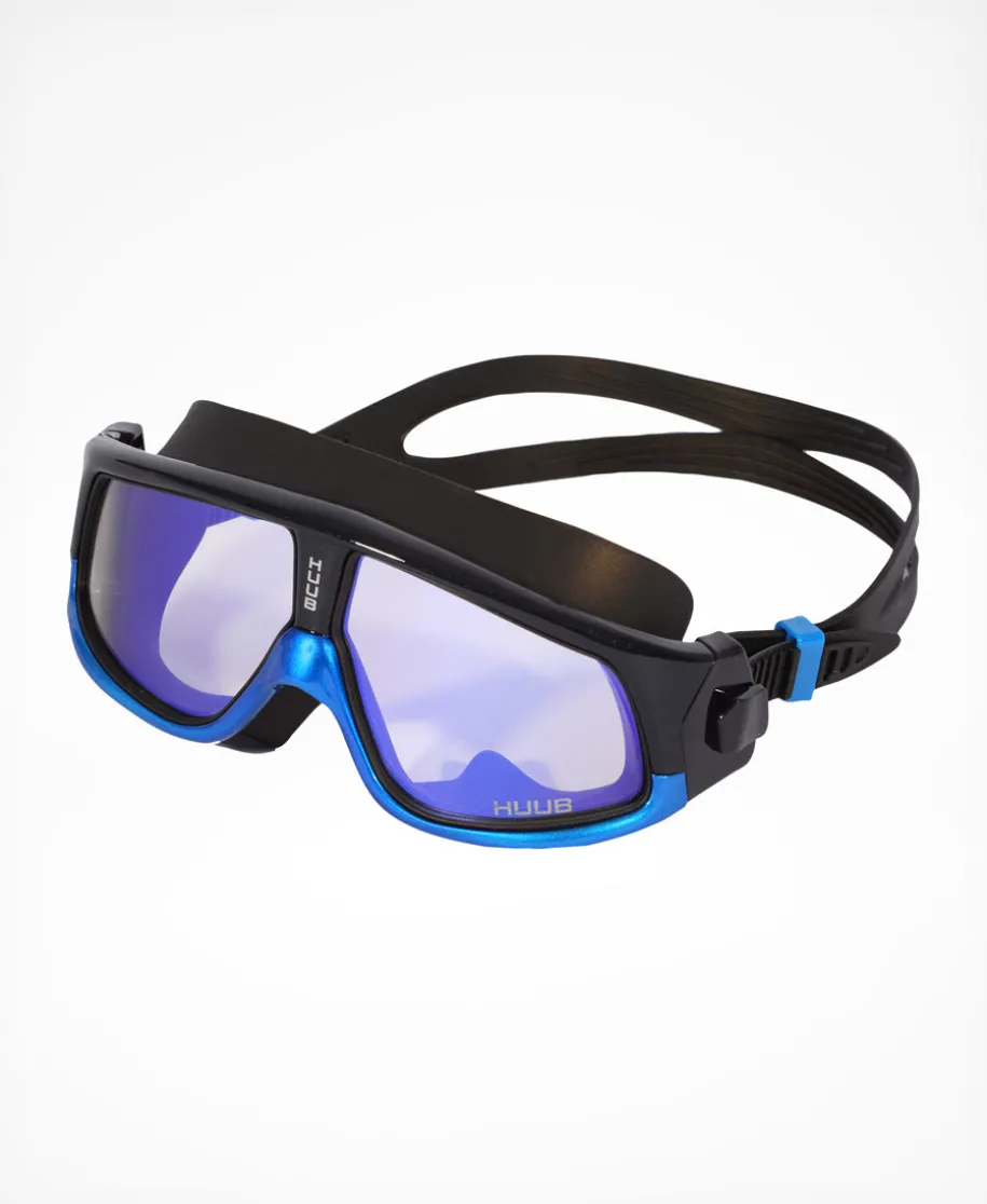 Ryft Open Water Swim Mask Black / Photochromic - Blue Mirror Lens