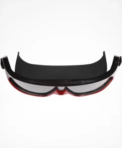 Ryft Open Water Swim Mask Black / Red - Dark Smoke Lens