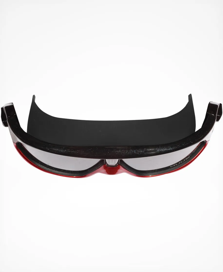 Ryft Open Water Swim Mask Black / Red - Dark Smoke Lens
