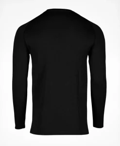 Seamless Long Sleeve Top Black - Men's