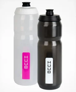 Water Bottle 750ml - Clear Black / Pink