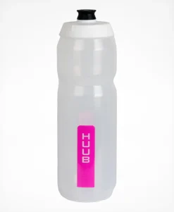 Water Bottle 750ml - Clear Black / Pink